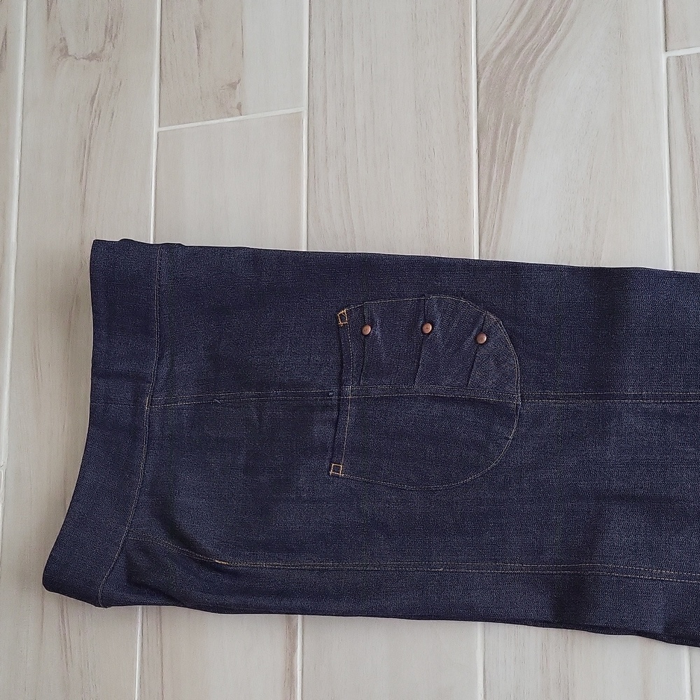 Jean Jacket & Jeans pants Custom design Copper Stud & topstitched Size M - Picture 12 of 15